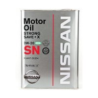 NISSAN Strong Save X 0W20 SN, 4л KLAN700204